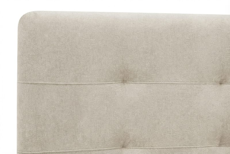 Hilton Premium Komplett Sängpaket 160x200 cm Kontinentalsäng med Sänggavel - Beige Tyg - Products - Möbler - Säng - Kontinentalsäng