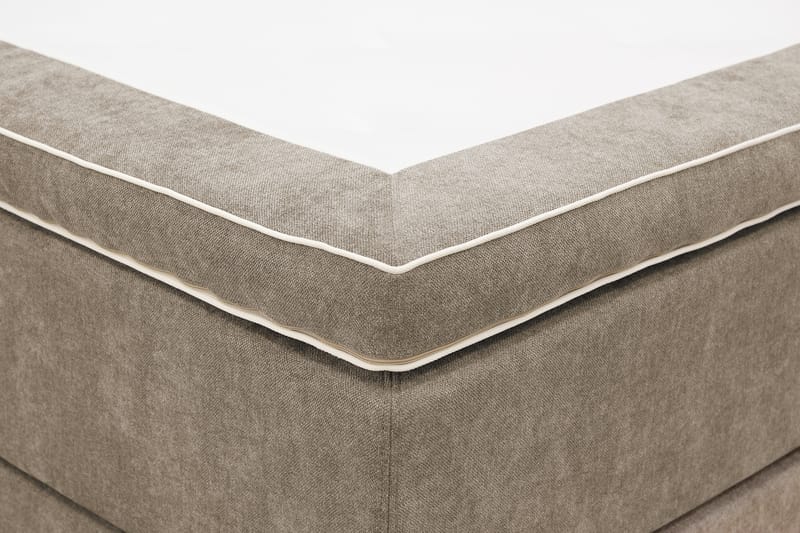Hilton Premium Komplett Sängpaket 180x200 cm Kontinentalsäng med Sänggavel - Ljusbrun Tyg - Products - Möbler - Säng - Kontinentalsäng
