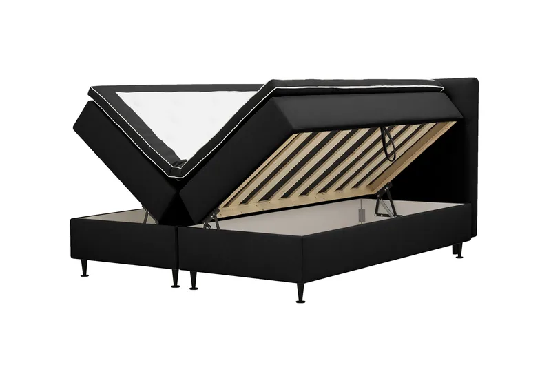 Hilton Plus Komplett Sängpaket med Förvaring 180x200 cm - Antracit - Products - Möbler - Säng - Enkelsäng