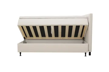 Hilton Plus Komplett Sängpaket med Förvaring 180x200 cm - Ljusbeige - Products - Möbler - Säng - Säng med förvaring