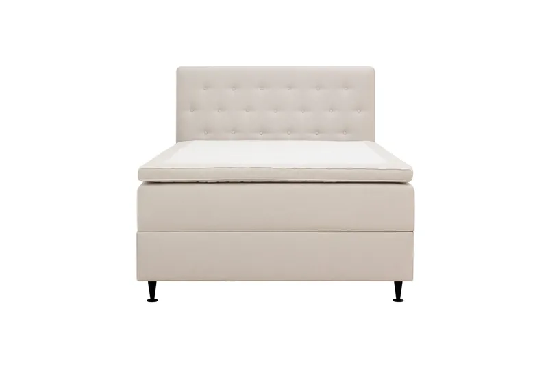 Hilton Plus Komplett Sängpaket med Förvaring 120x200 cm - Ljusbeige - Products - Möbler - Säng - Säng med förvaring