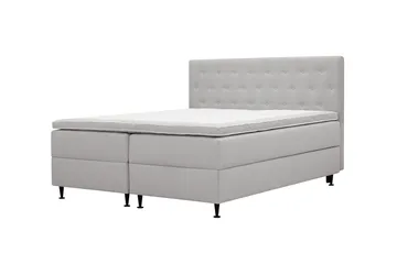 Hilton Plus Komplett Sängpaket med Förvaring 180x200 cm - Grå - Products - Möbler - Säng - Säng med förvaring