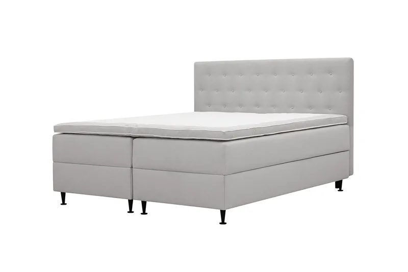 Hilton Plus Komplett Sängpaket med Förvaring 180x200 cm - Grå - Products - Möbler - Säng - Säng med förvaring