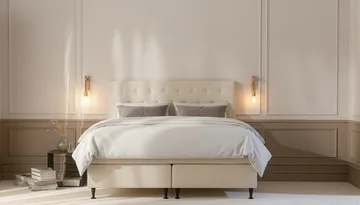 Hilton Plus Komplett Sängpaket 180x200 cm - Ljusbeige - Products - Möbler - Säng - Komplett sängpaket