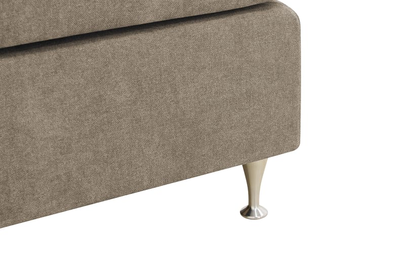 Hilton Premium Komplett Sängpaket 160x200 cm Kontinentalsäng med Sänggavel - Ljusbrun Tyg - Products - Möbler - Säng - Kontinentalsäng