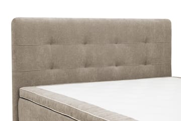 Hilton Premium Komplett Sängpaket 160x200 cm Kontinentalsäng med Sänggavel - Ljusbrun Tyg - Products - Möbler - Säng - Kontinentalsäng