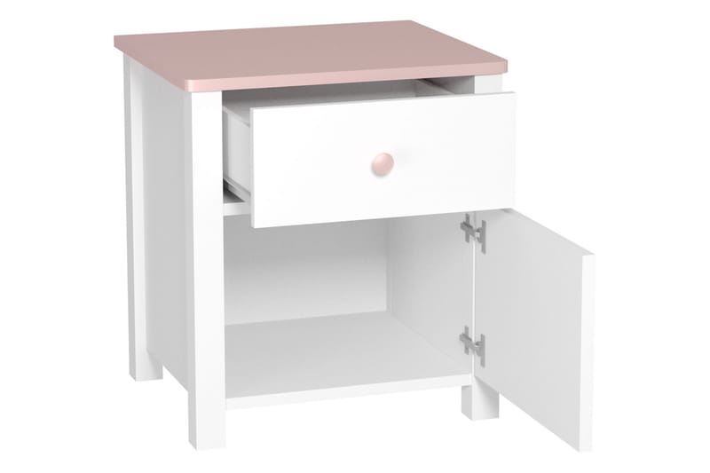 Hilts Möbelset För Sovrum - Vit/Rosa - Products - Möbler - Säng - Möbelset för sovrum