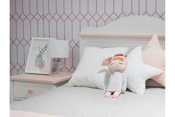 Hilts Möbelset För Sovrum - Vit/Rosa - Products - Möbler - Säng - Möbelset för sovrum