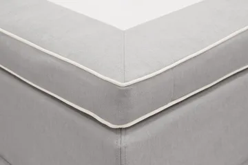 HVILA Lyx Komplett Sängpaket 180x200 cm Kontinentalsäng med knappad sänggavel - Grå - Products - Möbler - Säng - Kontinentalsäng