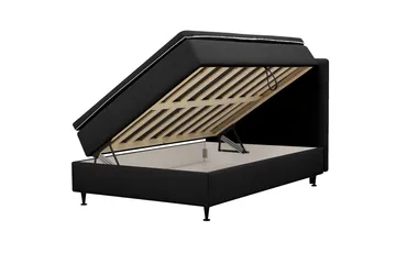 HVILA Plus Komplett Sängpaket med Förvaring 140x200 cm - Antracit - Products - Möbler - Säng - Enkelsäng