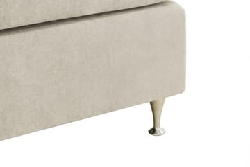 HVILA Premium Komplett Sängpaket 180x200 cm Kontinentalsäng med Sänggavel - Beige Tyg - Products - Möbler - Säng - Kontinentalsäng