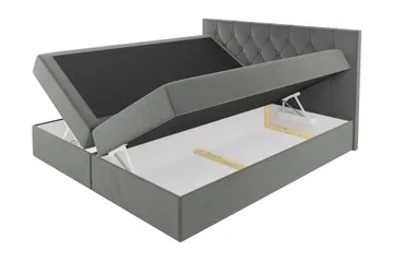 Jitendera Sängpaket Kontinentalsäng 140x200 cm med Förvaring - Brun - Products - Möbler - Säng - Komplett sängpaket
