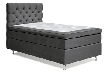 Joluma Kontinentalsäng Fast 140x200 cm - (+Fler val) 140x200 cm Mörkgrå - Products - Möbler - Säng - Kontinentalsäng