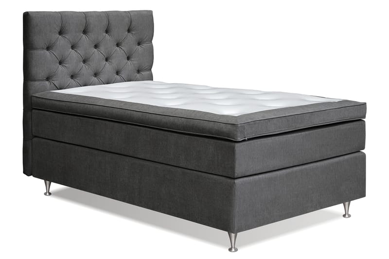 Joluma Kontinentalsäng Fast 140x200 cm - (+Fler val) 140x200 cm Mörkgrå - Products - Möbler - Säng - Kontinentalsäng