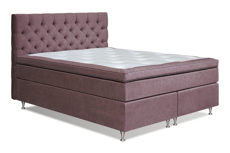 Joluma Kontinentalsäng Medium 160x200 cm - (+Fler val) 160x200 cm Mörkrosa - Products - Möbler - Säng - Kontinentalsäng