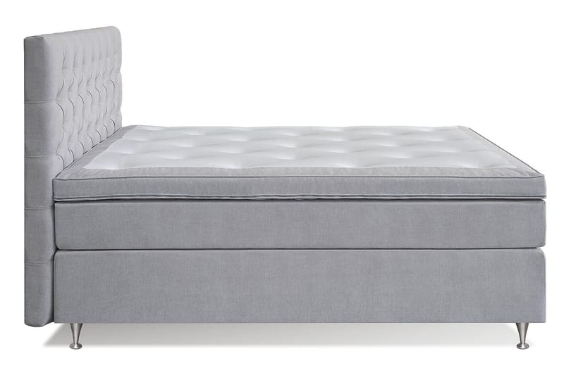 Joluma Sängpaket Fast 160x200 cm - (+Fler val) 160x200 cm Ljusgrå - Products - Möbler - Säng - Kontinentalsäng