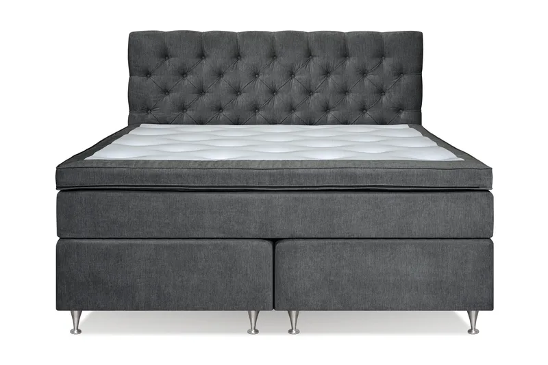 Joluma Sängpaket Fast 180x200 cm - (+Fler val) 180x200 cm Mörkgrå - Products - Möbler - Säng - Kontinentalsäng