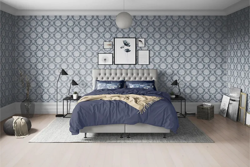 Joluma Sängpaket Medium 105x200 cm - (+Fler val) 105x200 cm Ljusgrå - Products - Möbler - Säng - Kontinentalsäng