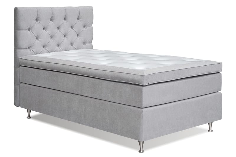 Joluma Sängpaket Medium 120x200 cm - (+Fler val) 120x200 cm Ljusgrå - Products - Möbler - Säng - Komplett sängpaket