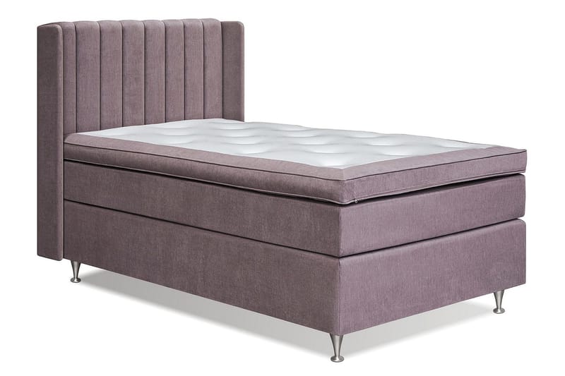 Joluma Sängpaket Medium 120x200 cm - (+Fler val) 120x200 cm Mörkrosa - Products - Möbler - Säng - Kontinentalsäng