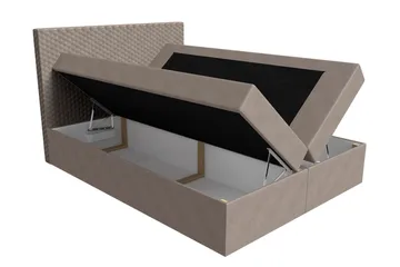 Laargard Kontinentalsäng medFörvaring 160x200 - Beige - Products - Möbler - Säng - Säng med förvaring