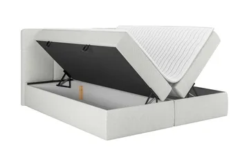 Leckersbo Komplett Sängpaket Kontinentalsäng med förvaring 180x200 cm - Ljusgrå - Products - Möbler - Säng - Komplett sängpaket