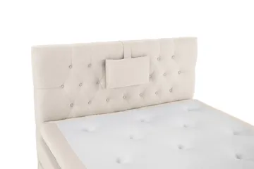 Lucky Komplett Sängpaket 120x200 Memory Diamant Sänggavel - Nackkudde Liten Beige - Products - Möbler - Säng - Enkelsäng