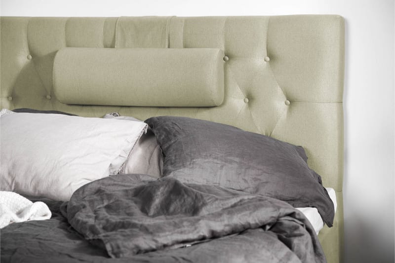 Lucky Komplett Sängpaket 120x200 Memory Diamant Sänggavel - Nackkudde Stor Grön - Products - Möbler - Säng - Enkelsäng