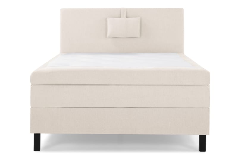 Lucky Komplett Sängpaket 120x200 Memory Slät Sänggavel  N, Nackkudde Liten Beige