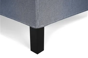 Lucky Komplett Sängpaket 120x200 Skum Slät Sänggavel  Mör - Mörkblå - Products - Möbler - Säng - Enkelsäng