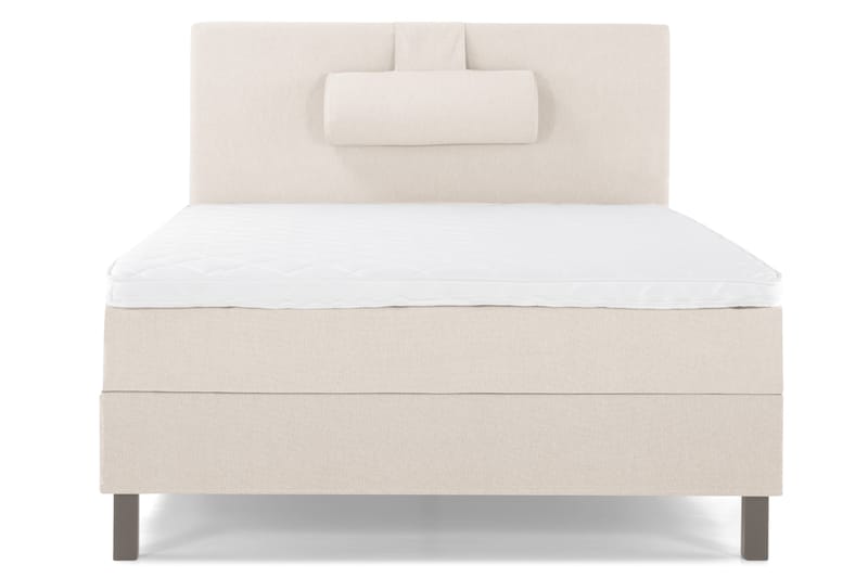 Lucky Komplett Sängpaket 120x200 Skum Slät Sänggavel - Nackkudde Stor Beige - Products - Möbler - Säng - Enkelsäng