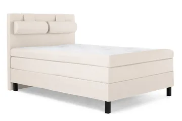 Lucky Komplett Sängpaket 140x200 Latex Slät Sänggavel  Na - Nackkudde Stor Beige - Products - Möbler - Säng - Kontinentalsäng