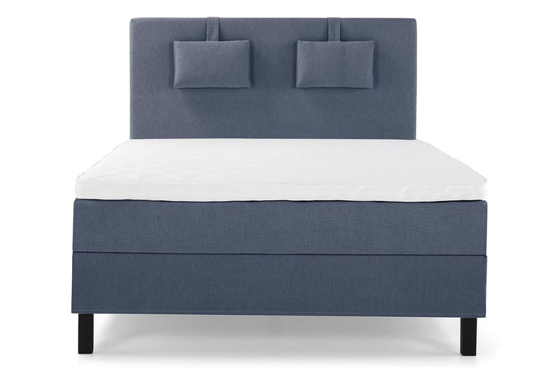 Lucky Komplett Sängpaket 140x200 Skum Slät Sänggavel  Nac - Nackkudde Liten Mörkblå - Products - Möbler - Säng - Kontinentalsäng