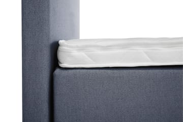 Lucky Komplett Sängpaket 160x200 Skum Slät Sänggavel - Nackkudde Liten Mörkblå - Products - Möbler - Säng - Kontinentalsäng