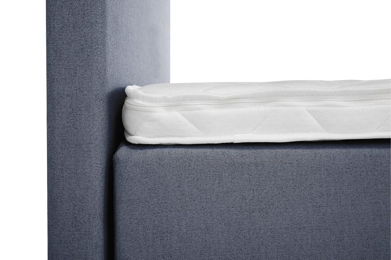 Lucky Komplett Sängpaket 160x200 Skum Slät Sänggavel - Nackkudde Liten Mörkblå - Products - Möbler - Säng - Kontinentalsäng