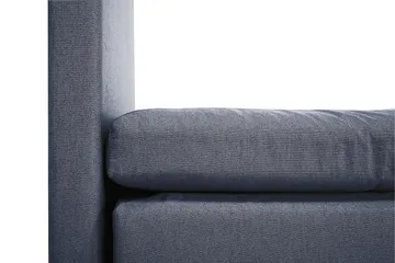 Lucky Komplett Sängpaket 160x200 Polyeter Slät Sänggavel - Mörkblå - Products - Möbler - Säng - Kontinentalsäng