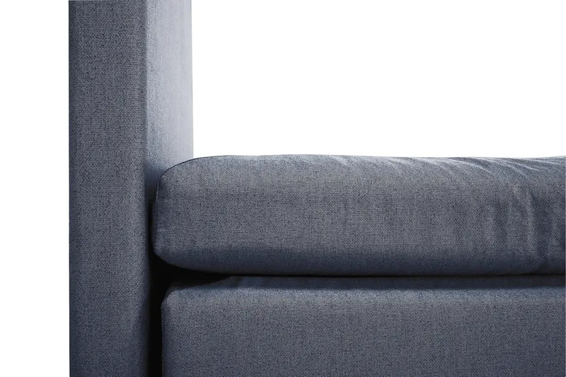 Lucky Komplett Sängpaket 160x200 Polyeter Slät Sänggavel - Mörkblå - Products - Möbler - Säng - Kontinentalsäng