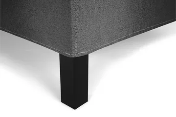 Lucky Komplett Sängpaket 180x200 Latex Diamant Sänggavel - Nackkudde Liten Svart/Grå - Products - Möbler - Säng - Kontinentalsäng