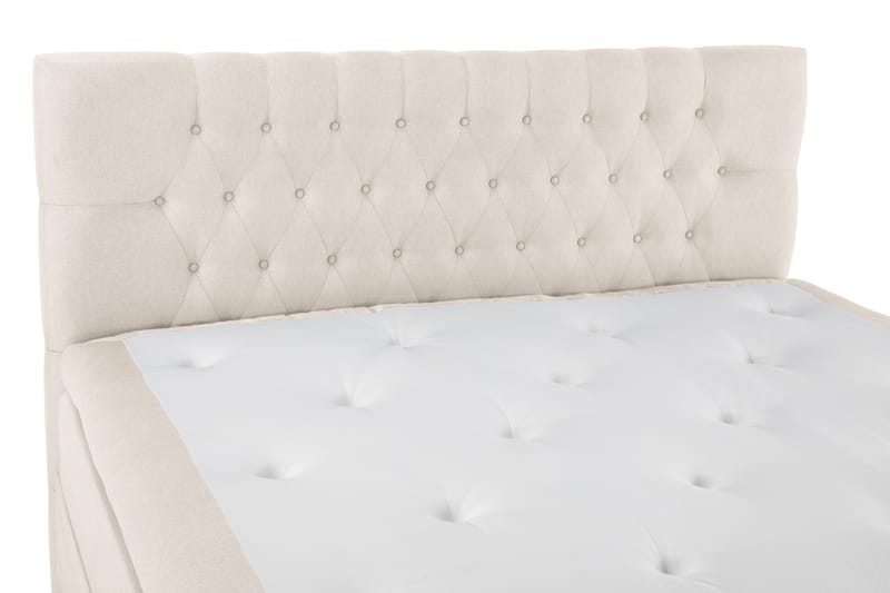 Lucky Komplett Sängpaket 180x200 Memory Diamant Sänggavel - Beige - Products - Möbler - Säng - Kontinentalsäng