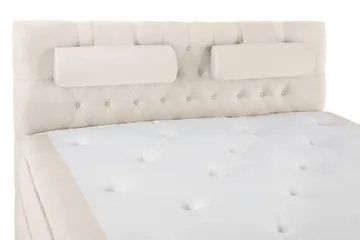 Lucky Komplett Sängpaket 180x200 Memory Slät Sänggavel - Beige - Products - Möbler - Säng - Kontinentalsäng