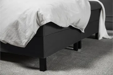 Lucky Komplett Sängpaket 180x200 Skum Diamant - Svart/Grå - Products - Möbler - Säng - Kontinentalsäng