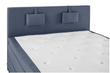 Lucky Komplett Sängpaket 180x200 Polyeter Slät Sänggavel - Nackkudde Liten Mörkblå - Products - Möbler - Säng - Kontinentalsäng