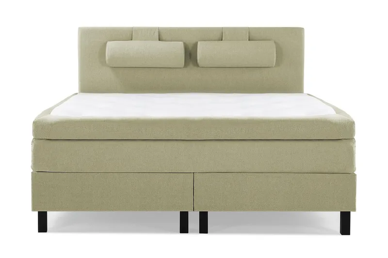Lucky Kontinentalsäng 150x200Polyeter - Grön - Products - Möbler - Säng - Kontinentalsäng