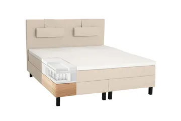 Lucky Kontinentalsäng 160x200 cm - Beige / Ljus - Products - Möbler - Säng - Kontinentalsäng