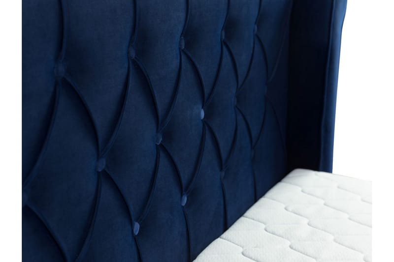 Lyckorna Kontinentalsäng 160x200 cm LED-belysning - Grå - Products - Möbler - Säng - Säng med förvaring