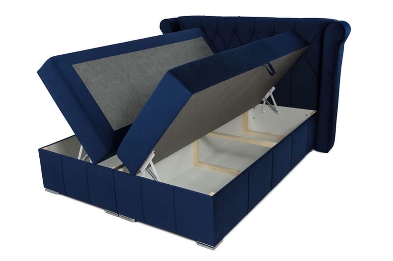 Lyckorna Kontinentalsäng 180x200 cm LED-belysning - Beige - Products - Möbler - Säng - Säng med förvaring