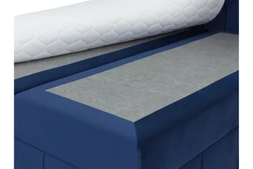 Lyckorna Kontinentalsäng 180x200 cm LED-belysning - Grå - Products - Möbler - Säng - Säng med förvaring