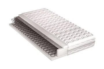 Mujahid Madrass 80x190 cm - Vit - Products - Möbler - Säng - Madrass - Bäddmadrass