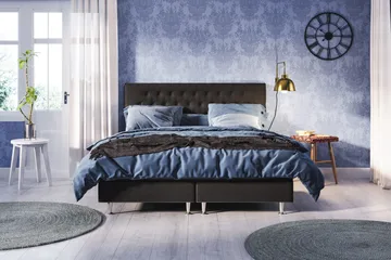 Meja Sängpaket 180x200 - Svart - Products - Möbler - Säng - Kontinentalsäng