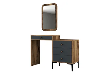 Ameias Möbelset För Sovrum Brun/Antracit - Hanah Home - Products - Möbler - Säng - Möbelset för sovrum